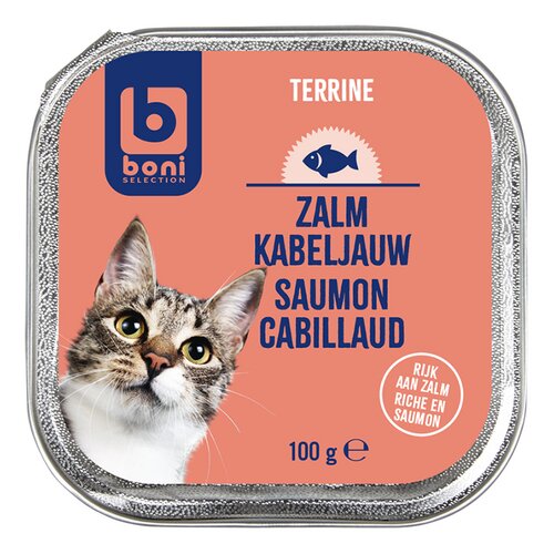 BONI kat terrine zalm-kabeljauw
