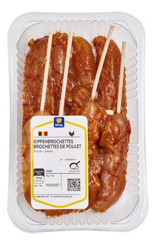OKAY brochette de poulet marinée