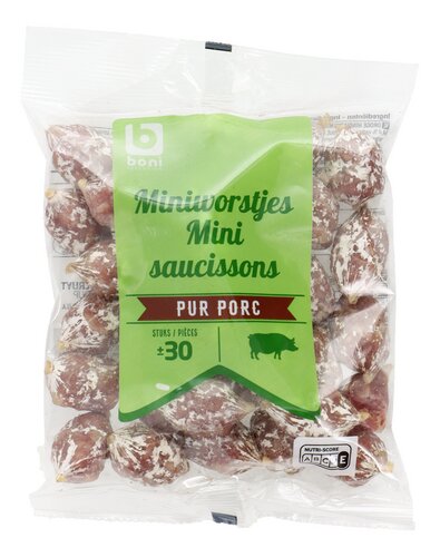BONI miniworstjes ±30st