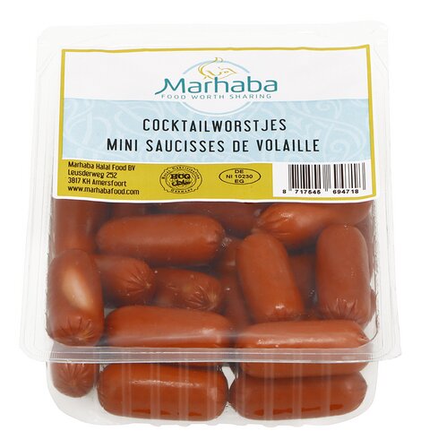 MARHABA mini saucisses dinde Halal