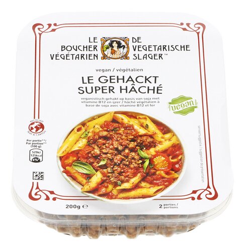 LE BOUCHER VÉGÉTARIEN Le gehackt