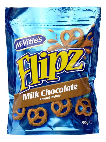 FLIPZ chocolat lait pretzels