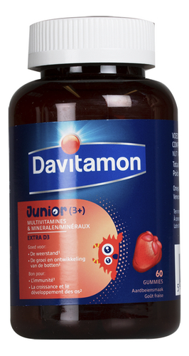 DAVITAMON Junior multivit.fraise