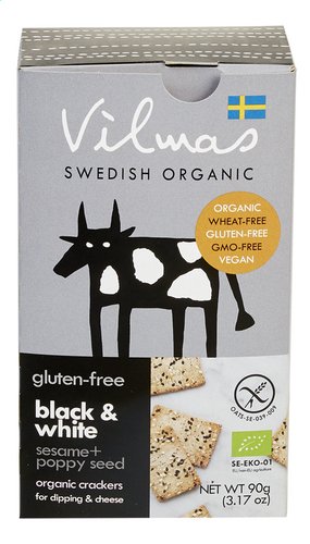 VILMAS Crackers black & white BIO