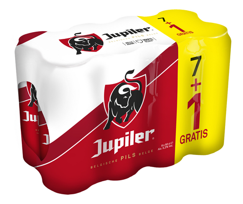 JUPILER Pils 5,2% blik 7+1gr
