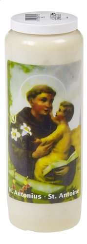 SPAAS Bougie neuvaine Saint Antoine