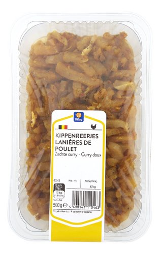 OKAY Émincé de poulet au curry