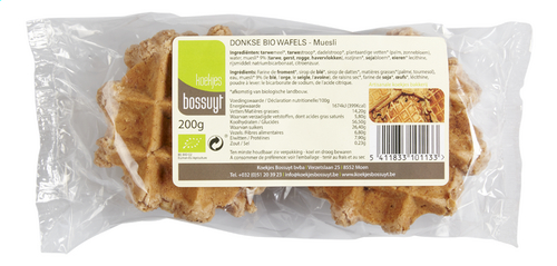 BOSSUYT gaufres au muesli Bio