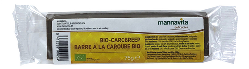 MANNAVITA barre caroube nature Bio