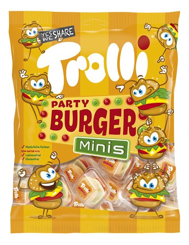 TROLLI mini hamburgers