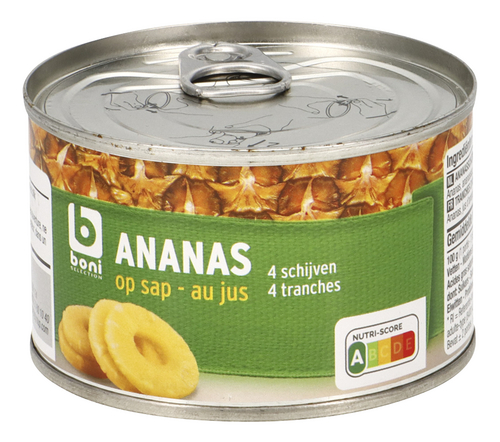 BONI ananas tranches au jus