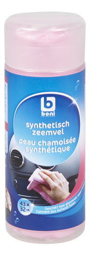 BONI Peau chamoisée synth.rose 43x32cm