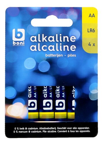 BONI batterijen alkaline lr6 aa