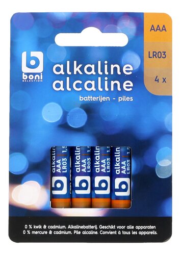 BONI batterij alkaline lr03 aaa