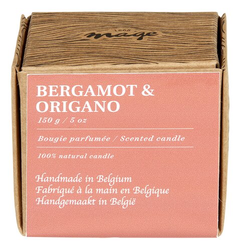 MAGE bougie parfumée bergamote-origano