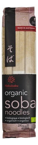 HAKUBAKU nouilles soba bio