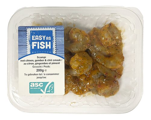 PURE FISH Scampi citr-gember-chili
