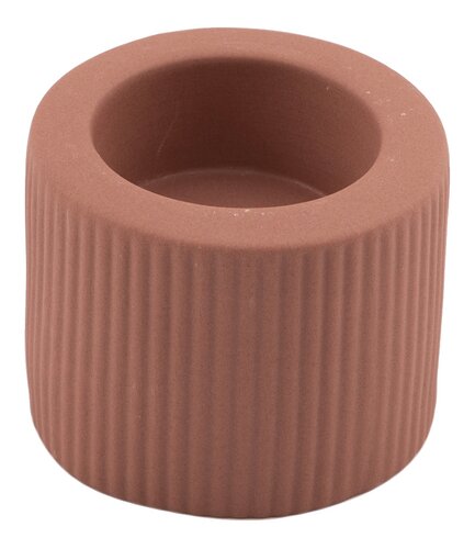 POINT-VIRGULE Bougeoir vieux rose 5,5cm