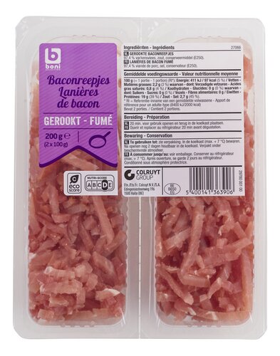 BONI Bacon Lanières