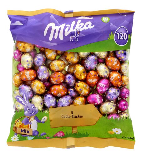 MILKA Oeufs Mix 5 Goûts