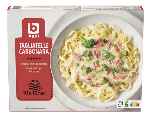 BONI tagliatelli carbonara légumes