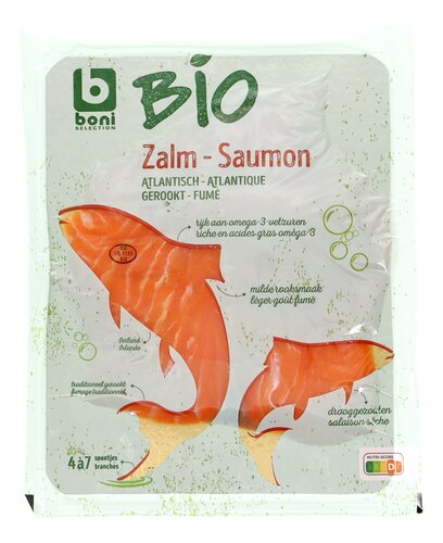 BONI BIO saumon fumé tranches