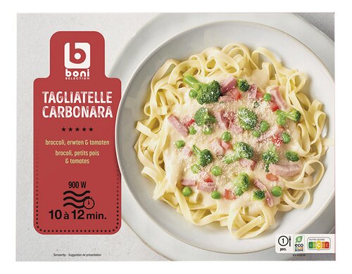 BONI tagliatelli carbonara groenten