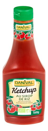 DANIVAL ketchup au sirop de riz Bio