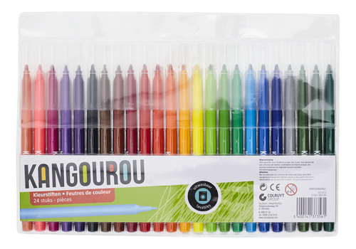 KANGOUROU Crayons feutres triang.