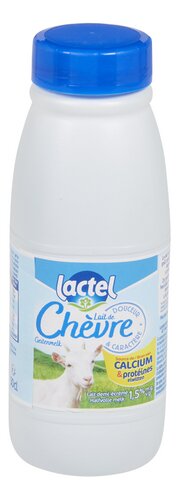 Lait Demi-Écrémé UHT Lactel, Brique 1L