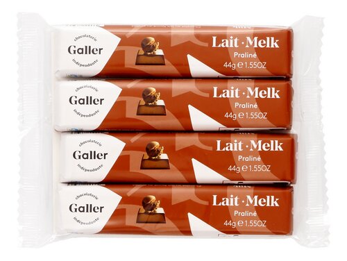 GALLER Lait Praliné Chocola.4 Barre