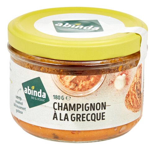 ABINDA champignon à la grecque Bio