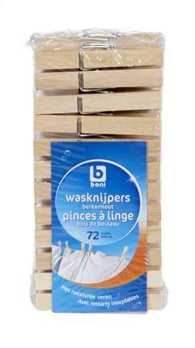 BONI pinces à linge bois