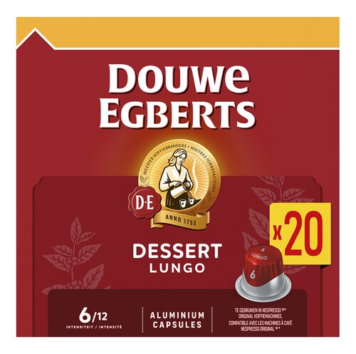 DOUWE EGBERTS caps Lungo 6 dessert