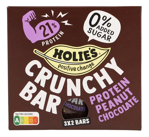 Holie Crunchy bar protein peanut cacao