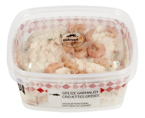 COLRUYT salade de crevettes grises