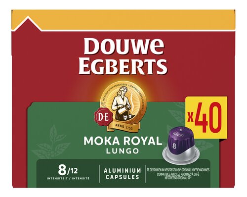DOUWE EGBERTS caps Lungo 8 Moka R.