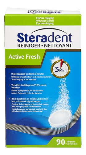 STERADENT Active Fresh 3min tablett