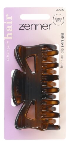 ZENNER pince à cheveux extra grip brun