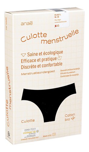 ANAE culotte menstruelle noir T36