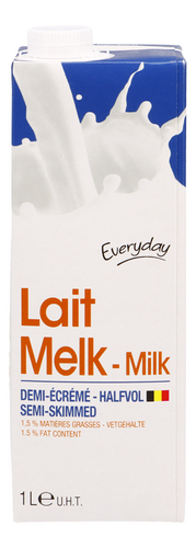 EVERYDAY Lait demi-écrémé brique