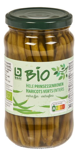 BONI BIO haricots verts extrafins