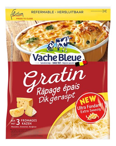 Vache Bleue Kaasmix gratin