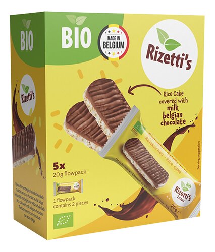 RIZETTI'S galett.riz choc.lait Bio