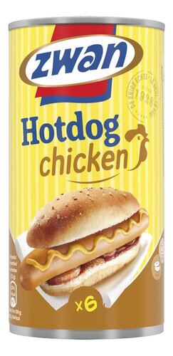 Zwan Hotdog Kip 6 stuks
