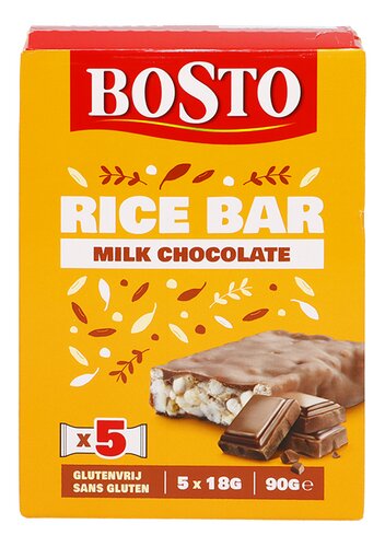 BOSTO Rice Bar Milk Chocolate bestellen | Colruyt