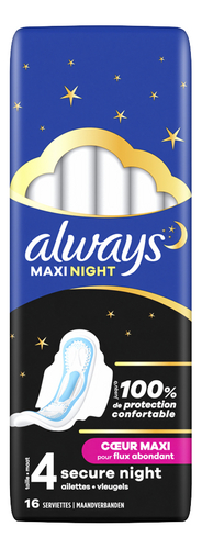 ALWAYS MAXI maandverband night