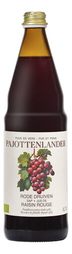PAJOTTENLANDER rodedruivensap Bio 75cl