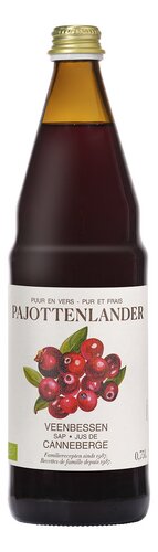 PAJOTTENLANDER veenbessensap Bio 75cl