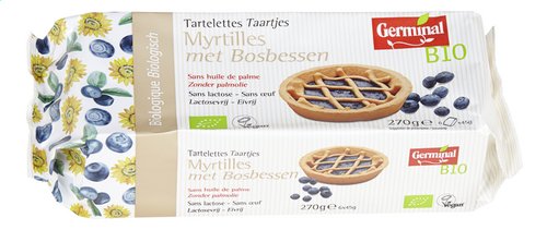 GERMINAL tartelettes myrtilles Bio
